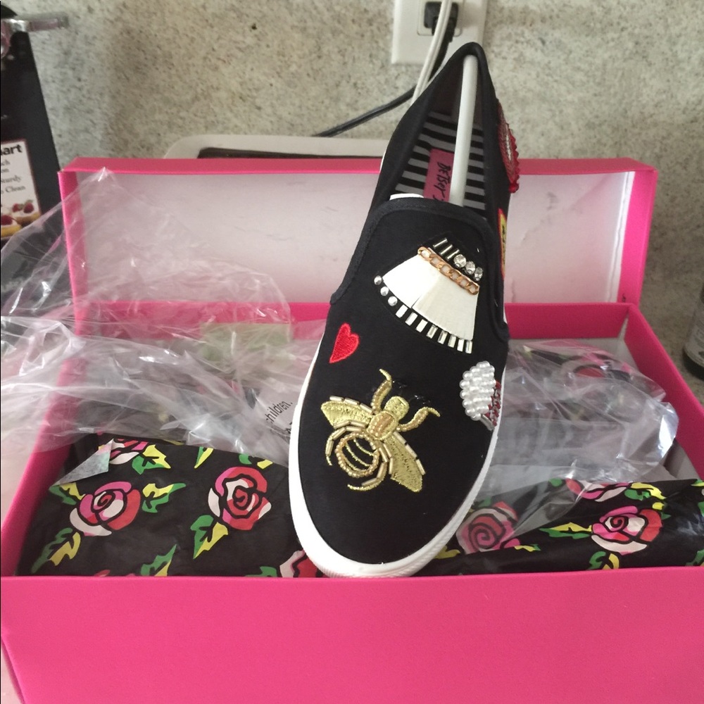 Betsy Johnson embellished sneakers